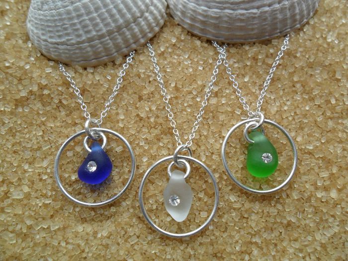 Sea Glass Pendants